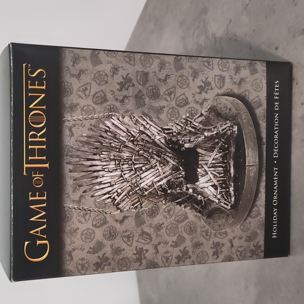 Brand new Game of Thrones iron throne HBO ornament ⚔️